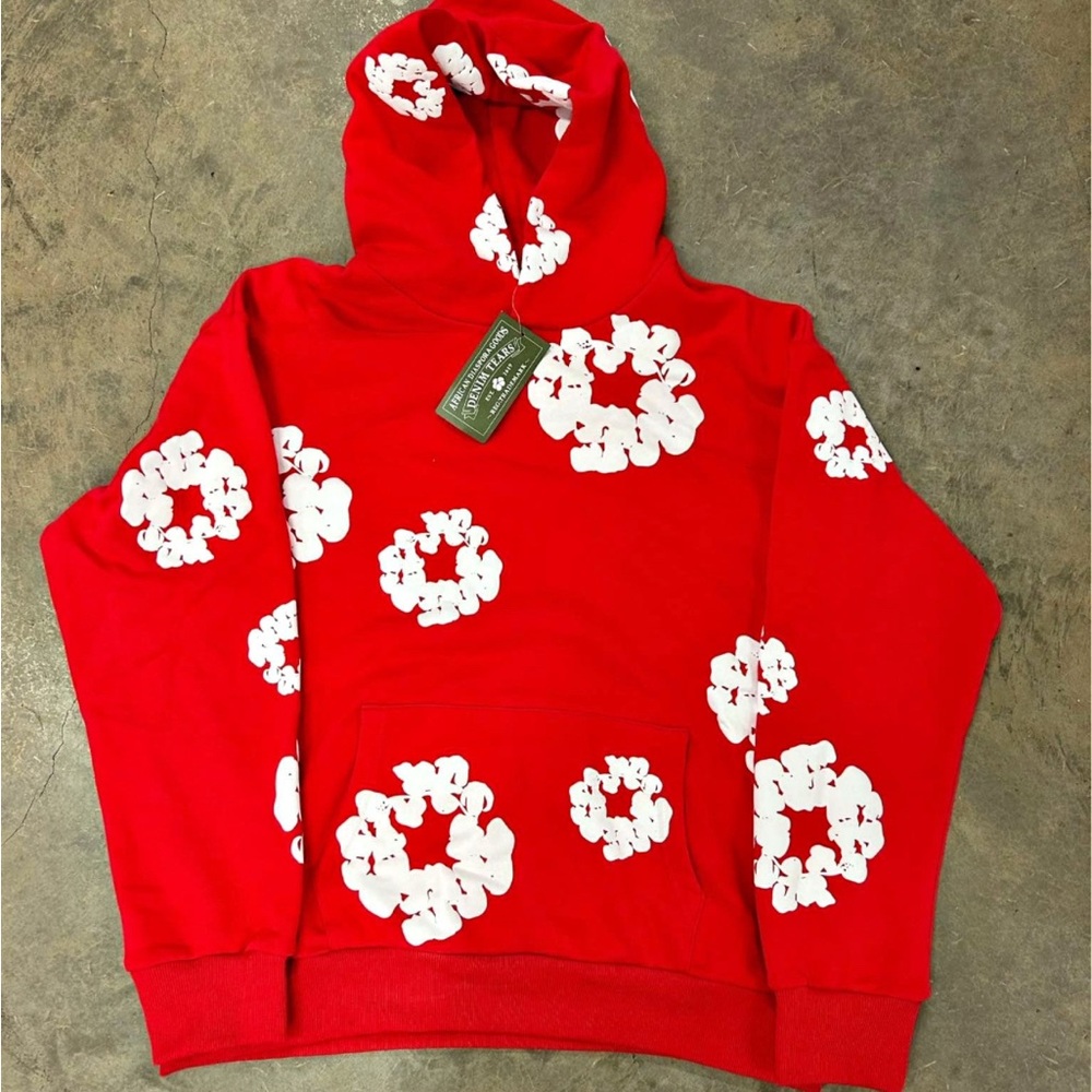 *BEST OFFER* Denim Tears Red hoodie (NEW)